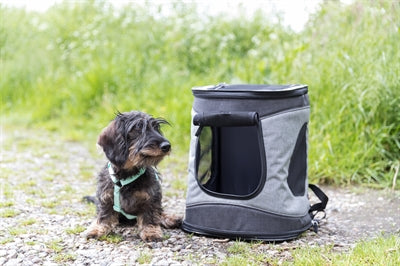 Trixie Dog Bag Timon Schwarz / Grau