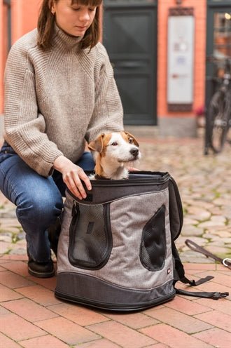 Trixie Dog Bag Timon Schwarz / Grau