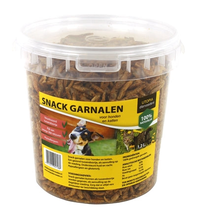 Utopia Getrocknete Snack-Garnelen Für Hund Und Katze