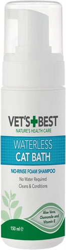 Vets Best Fettig Am Besten Wasserloses Katzenbad