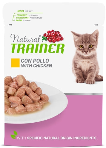 Natural Trainer Katze Kätzchen / Junior Huhn Beutel