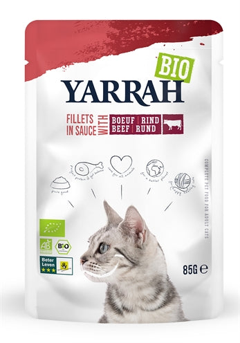 Yarrah Bio-Filets Mit Rindfleisch In Sauce