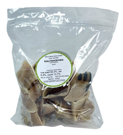 Petsnack Kalbfleisch Hufe Gross