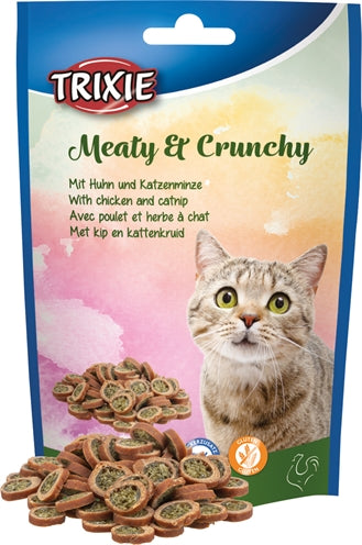 Trixie Fleischiges &Amp; Knuspriges Huhn / Katzenminze Glutenfrei