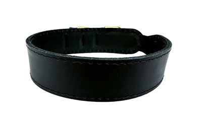 Sazzz Hundehalsband Pioneer Classic Leder Schwarz